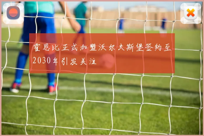 霍恩比正式加盟沃尔夫斯堡签约至2030年引发关注